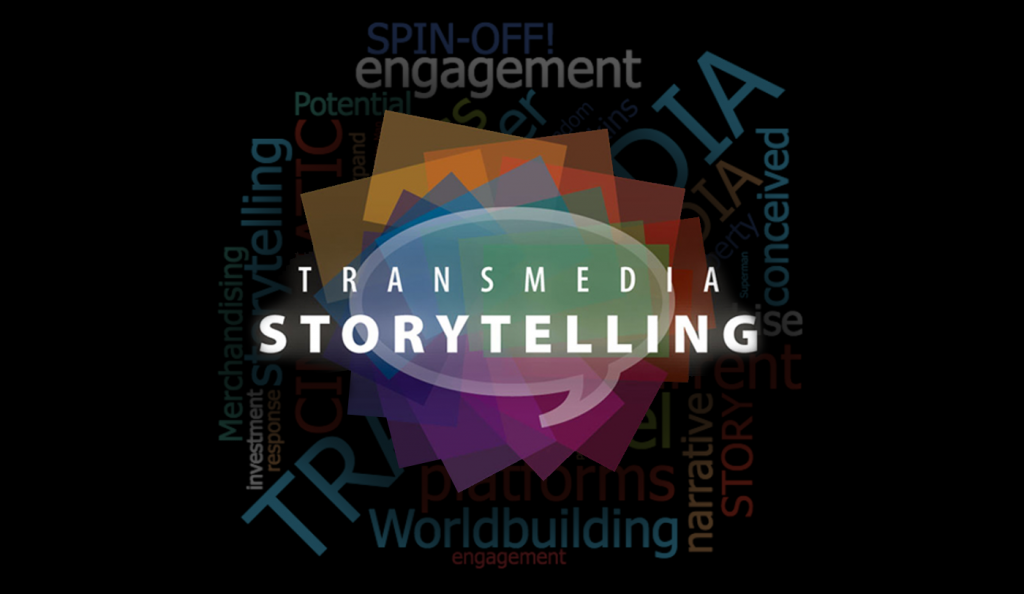 Esquema de conceptos de Narrativa Transmedia y Worldbuilding para proyectos de comunicación integral de Pomelo Media.