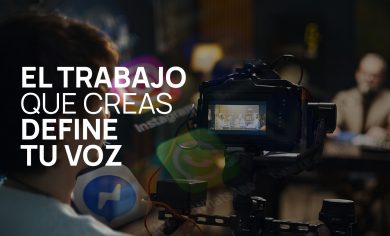 Di cosas que importen. El trabajo que creas define tu voz